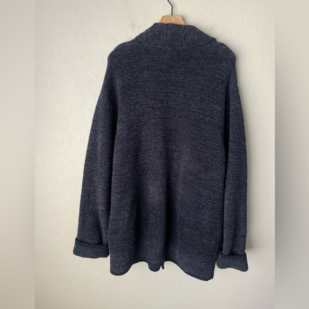 Barefoot dreams Shawl Collar Cardigan sweater Pacific blue - Picture 7 of 13